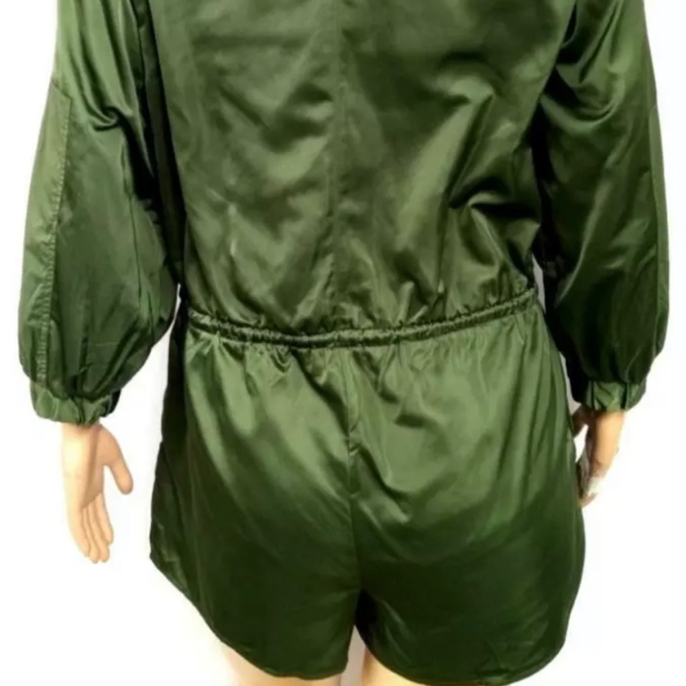 Hunter for Target Green Satin Romper w/Pockets - Picture 3 of 6